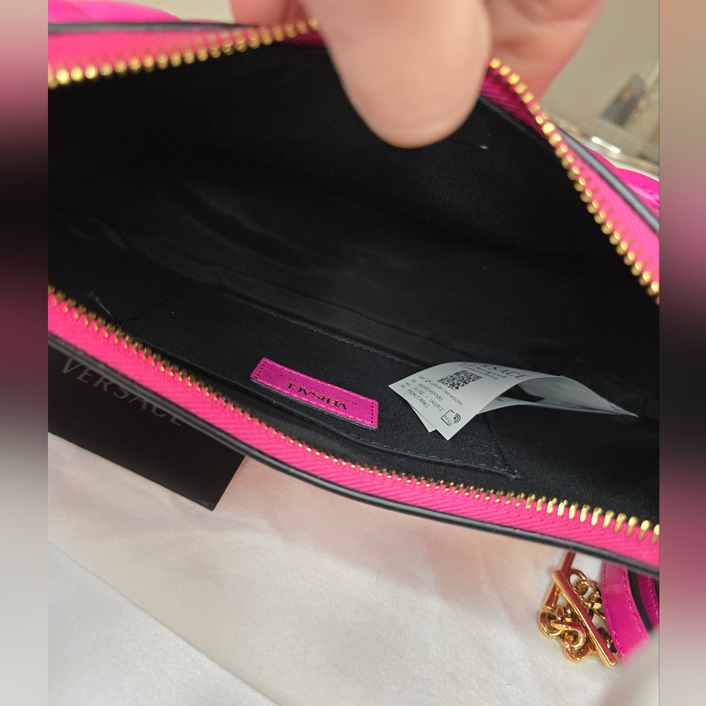 NEW Versace Medusa Quilted 2 Way Bag! - Picture 5 of 14